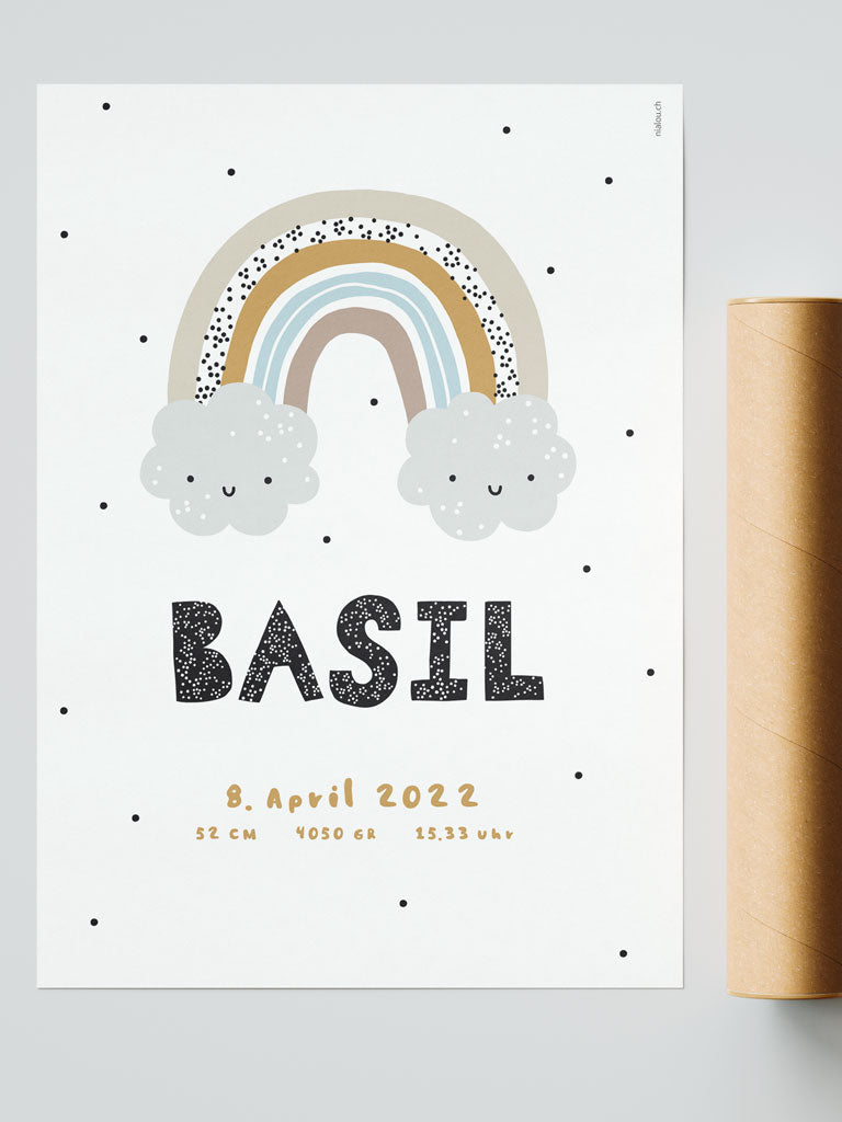 Geburtsposter Basil