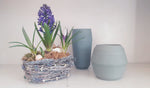 Keramik-Vase "levi grau"