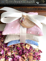 Duftkissen mit Rosenbätter-Lavendel-Kräutermischung Plumetis