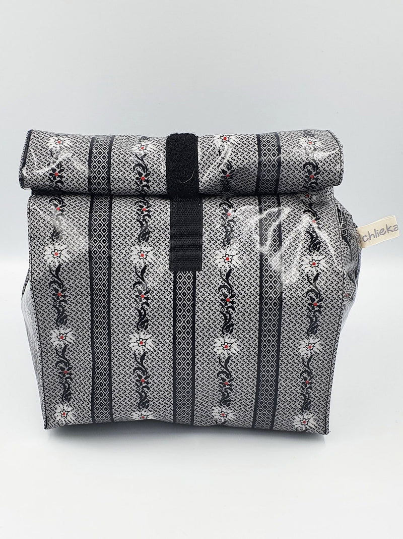 Lunchbag / Wetbag Edelweiss grau-schwarz