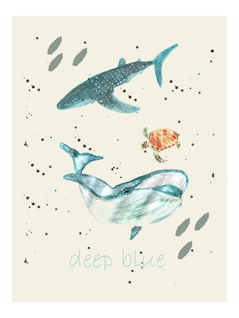 Poster "deep blue"