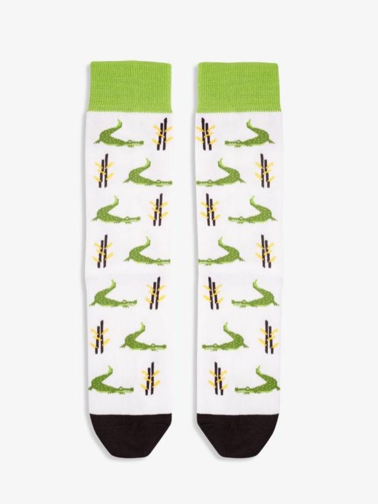Socken «Crocodile bright»