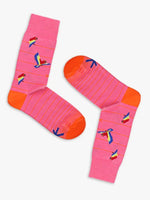 Socken «PAARVÖGEL Pink»